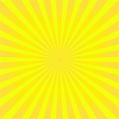 Fototapeta premium Yellow Orange vector rays. sunburst vector background. sunburst vintage style