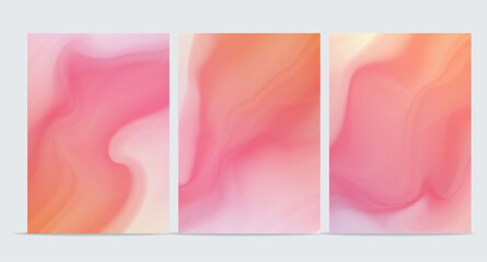 Wave Liquid shape in multi color background. Vector illustration EPS10