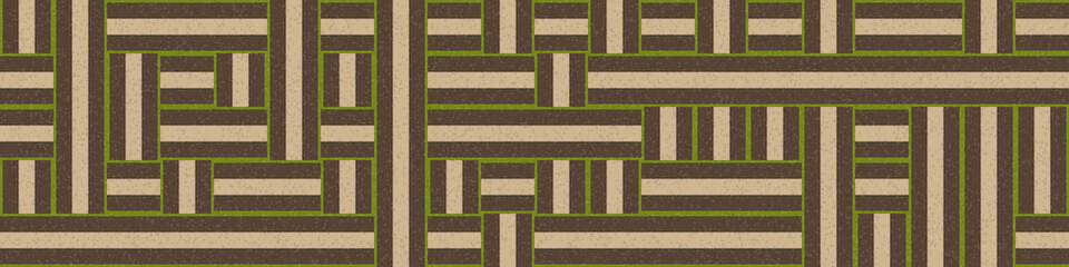 Obraz premium Abstract Geometric Pattern generative computational art illustration