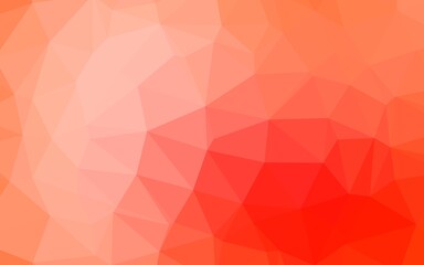 Fototapeta premium Light Red vector triangle mosaic template.