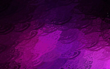 Dark Pink vector background with abstract polygonals.