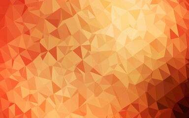 Obraz premium Light Red, Yellow vector abstract polygonal texture.