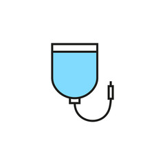 Icon - Medizin, Infusion, Plasma