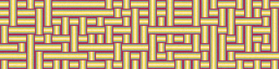 Abstract Geometric Pattern generative computational art illustration