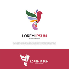 Bird logo icon design