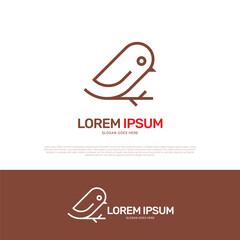Bird logo icon design