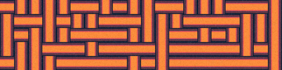 Abstract Geometric Pattern generative computational art illustration