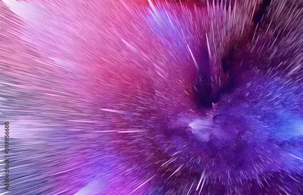Wall mural abstract color universe explosion cool creative pattern background art