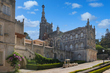 Edificio Clásico de Buçaco (Busaco) en Portugal.