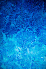 Fototapeta na wymiar kraft blue paper texture background surface designs decoration nature