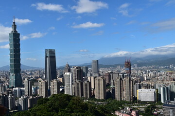 The view of Taipei in Taiwan
