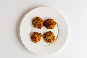 Meatballs. Classic Italian or Greek restaurant favorite. Freshly ground meat mixed w/ onions, garlic, herbs, eggs, bread crumbs, spices, fried. & sautéed in homemade marinara sauce &  cheese.