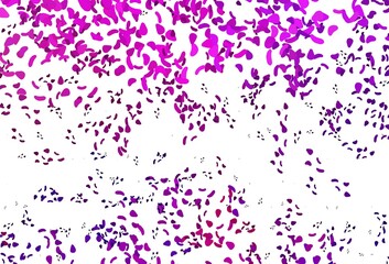 Fototapeta premium Light Pink, Blue vector pattern with chaotic shapes.