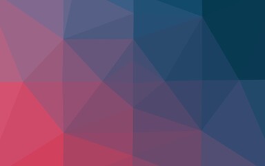 Obraz premium Dark Blue, Yellow vector polygonal background.
