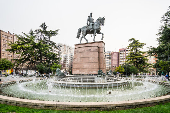 Espartero Monument in La Rioja, Spain
