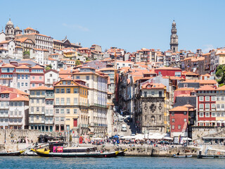 Fototapeta na wymiar PORTO, PORTUGAL - JUNE 11, 2019: Porto Historic Center. It is the second-largest city in Portugal. It was proclaimed a World Heritage Site by UNESCO in 1996.