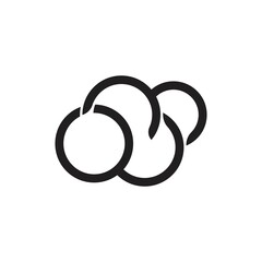 cloud logo vector