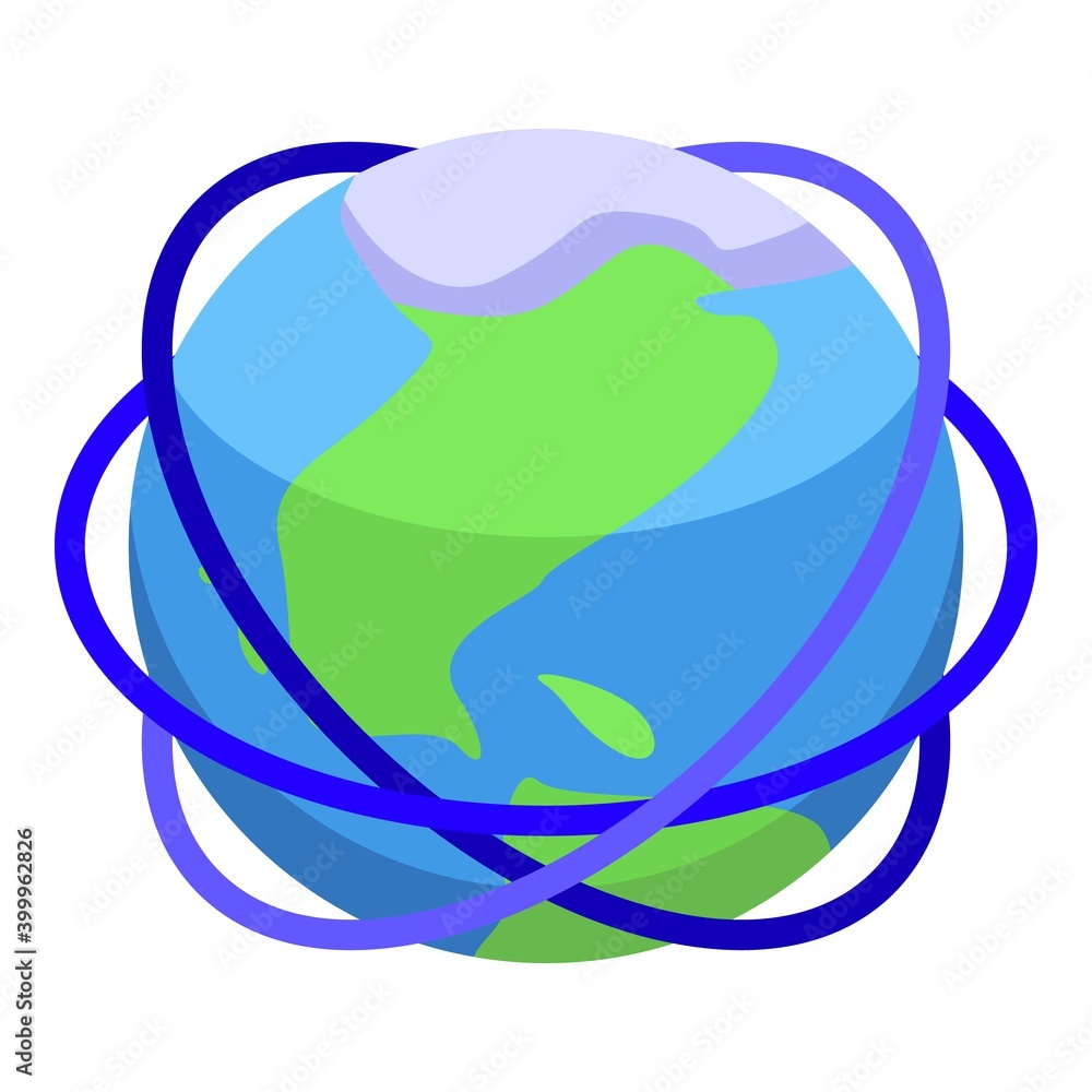 Poster global internet speed icon. isometric of global internet speed vector icon for web design isolated o