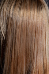 Fototapeta premium texture and tone of natural red hair