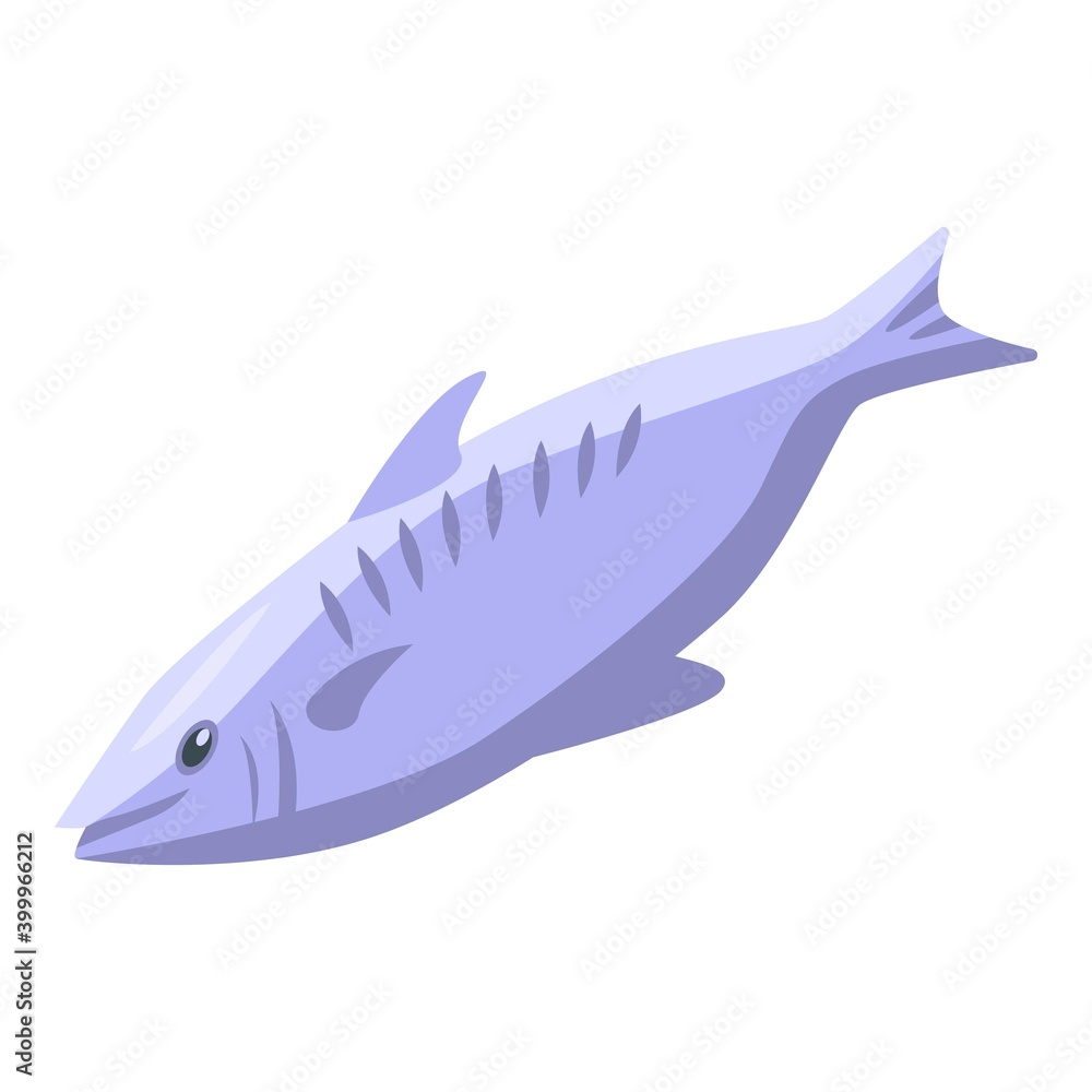 Poster mink fish icon. isometric of mink fish vector icon for web design isolated on white background