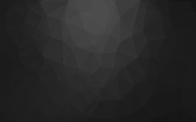 Fototapeta premium Dark Silver, Gray vector blurry triangle template.