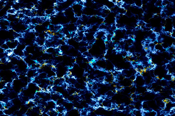 thunderbolt break out glow mineral texture on dark marble