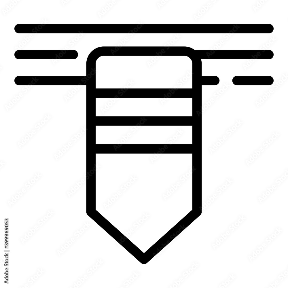 Poster dictionary bookmark icon. outline dictionary bookmark vector icon for web design isolated on white b