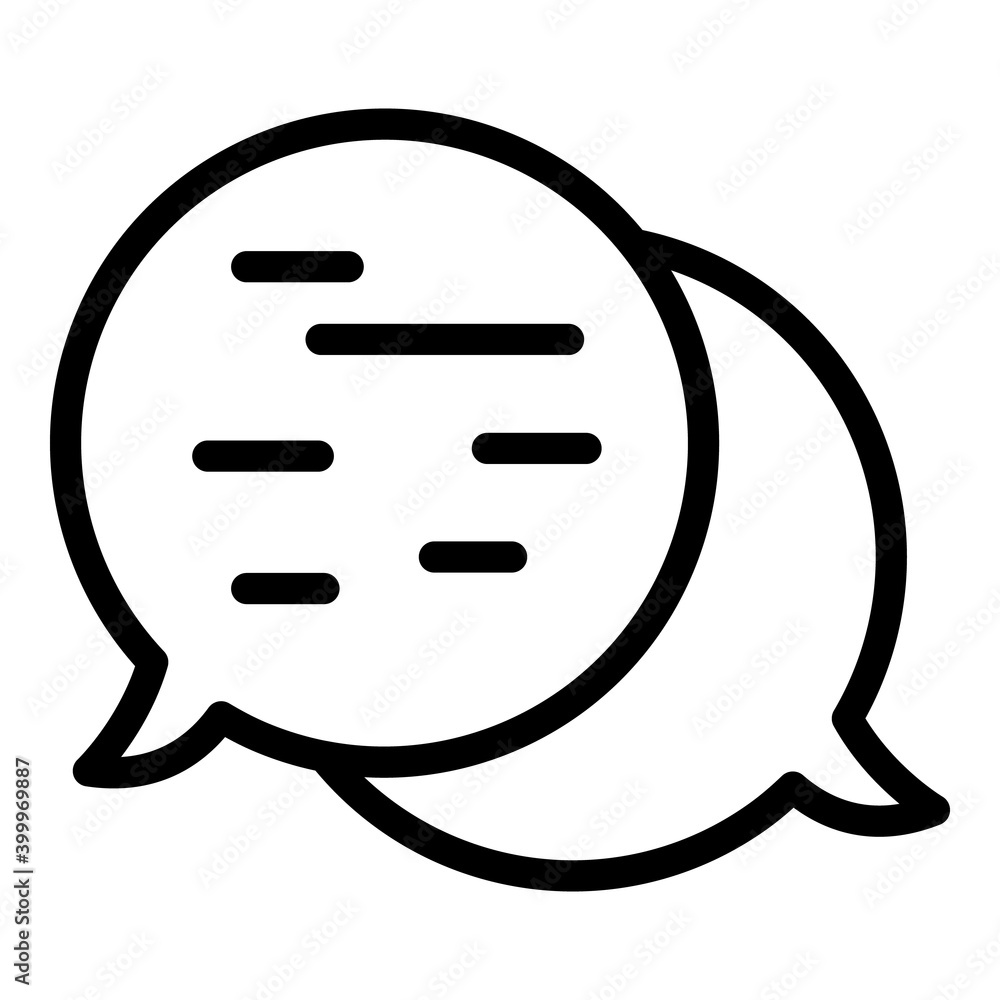Poster web communication icon. outline web communication vector icon for web design isolated on white backg