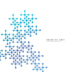 Vector cross pattern white background