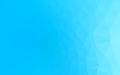 Light BLUE vector blurry triangle texture.