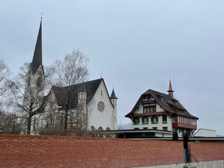 A church in a Swiss village