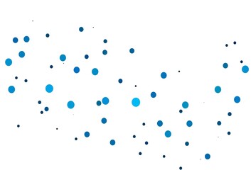 Light BLUE vector pattern with spheres.