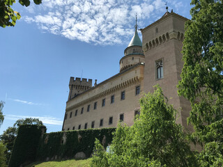 Romantic castle in Bojnice, central Slovakia in Europe
