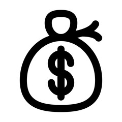 Money sack icon