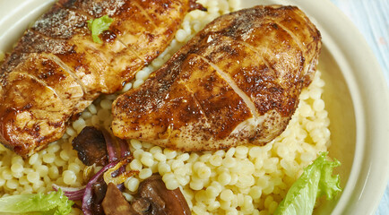 Garlicky Fried Mushrooms chicken