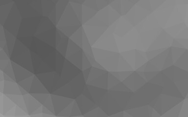 Obraz premium Light Silver, Gray vector low poly layout.