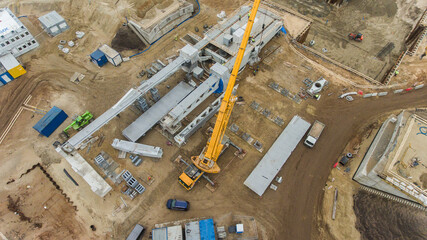 Przekop Mierzei Wiślanej z drona grudzień 2020 © Marcin