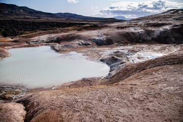 active volcanic zone mars landscape