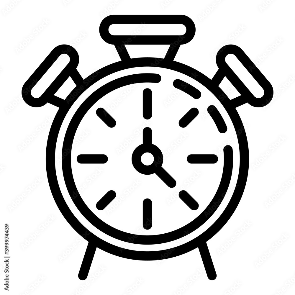 Poster time stopwatch icon. outline time stopwatch vector icon for web design isolated on white background