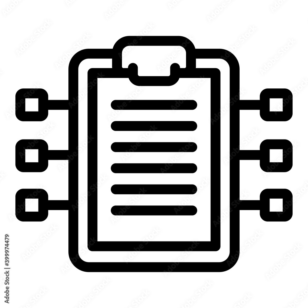 Poster event clipboard icon. outline event clipboard vector icon for web design isolated on white backgroun