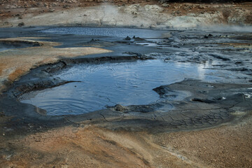 geyser in park national park