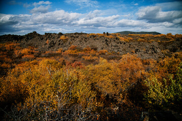 sunset in the mountains