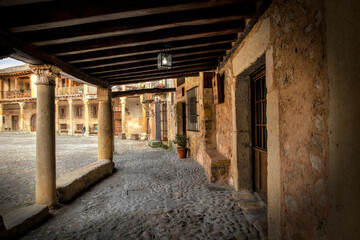 Bonita imagen de Pedraza , que es un precioso pueblo con encanto y con varios siglos de antigüedad 