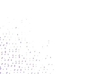 Light purple vector backdrop with gender signs.