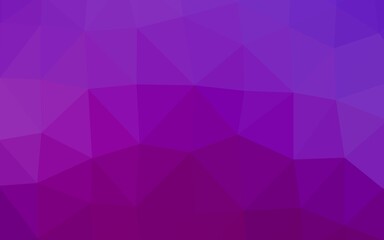 Obraz premium Light Purple vector triangle mosaic cover.
