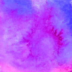 Abstract watercolor texture. Galaxy background,