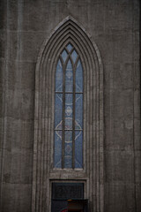 Fototapeta na wymiar church window in a church
