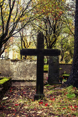 cross in the cemetery