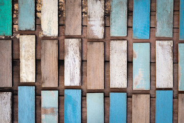 Vinatage background texture old wooden on board.