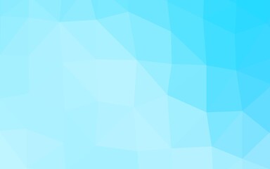Light BLUE vector low poly cover.